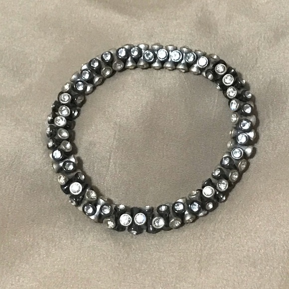 Black Gray and Stone Bauble Bracelet - Picture 2 of 5